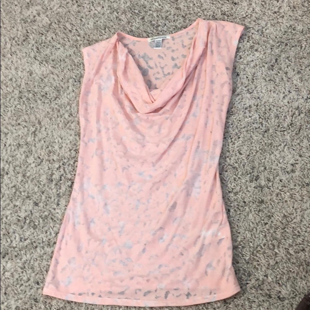 Kenneth Cole tank with drape neckline - small